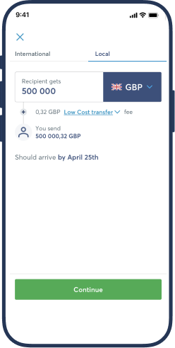 Large GBP payments are faster